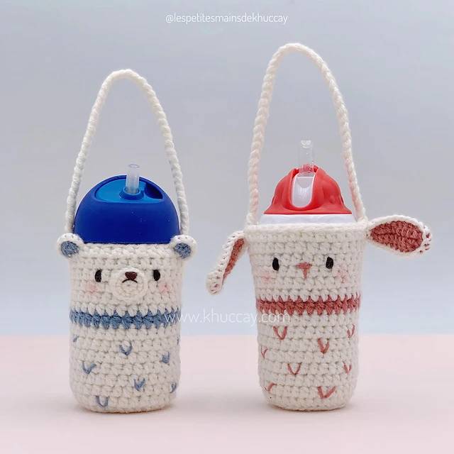 15 Water Bottle Holder Crochet Patterns Image