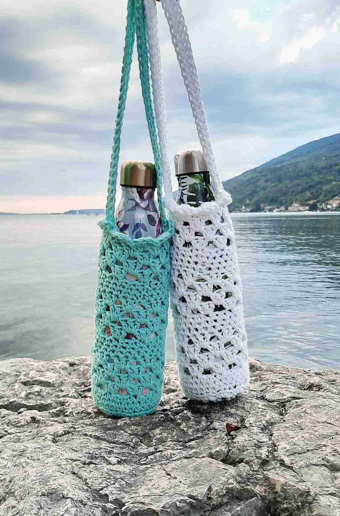 15 Water Bottle Holder Crochet Patterns Image