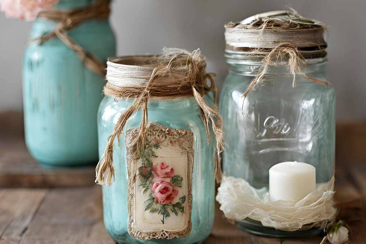 18 Crafts with Glass Jars Image