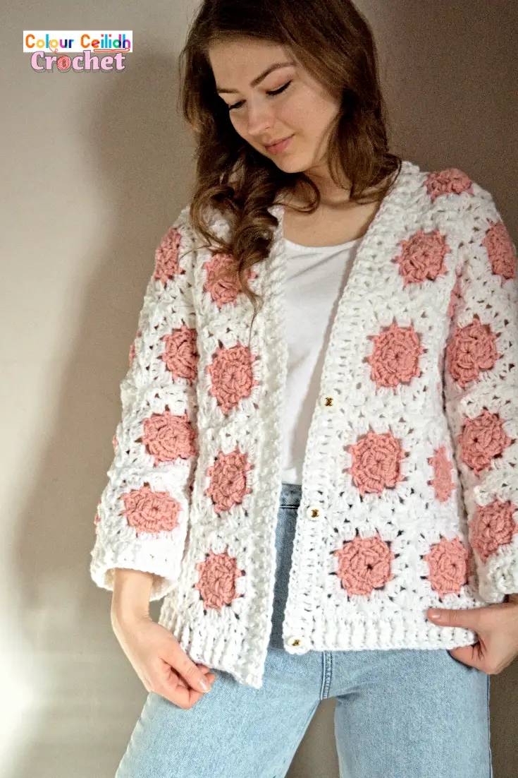30 Crochet Granny Square Cardigan Patterns Image