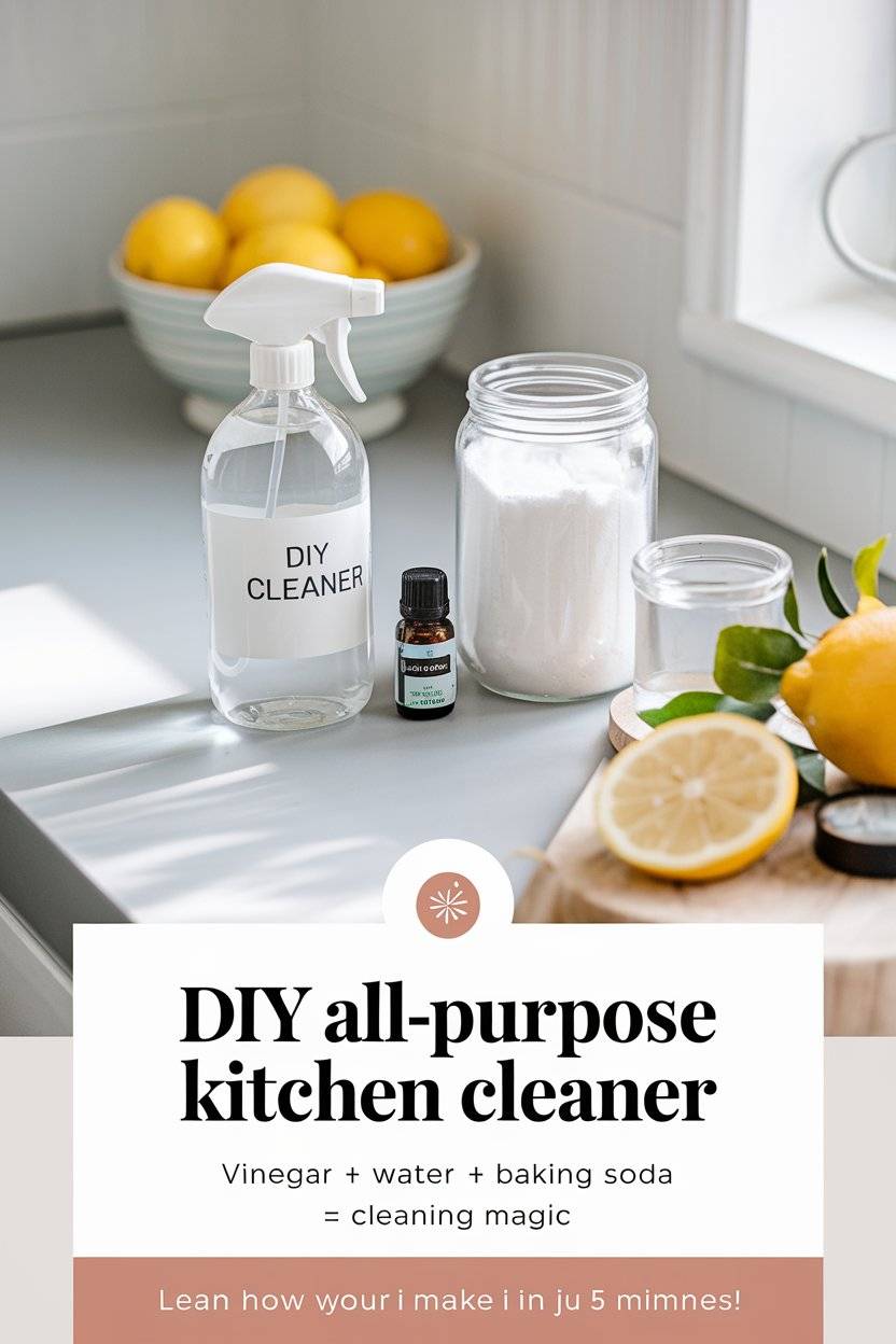 29 3-Ingredient Homemade Cleaner Recipes Image