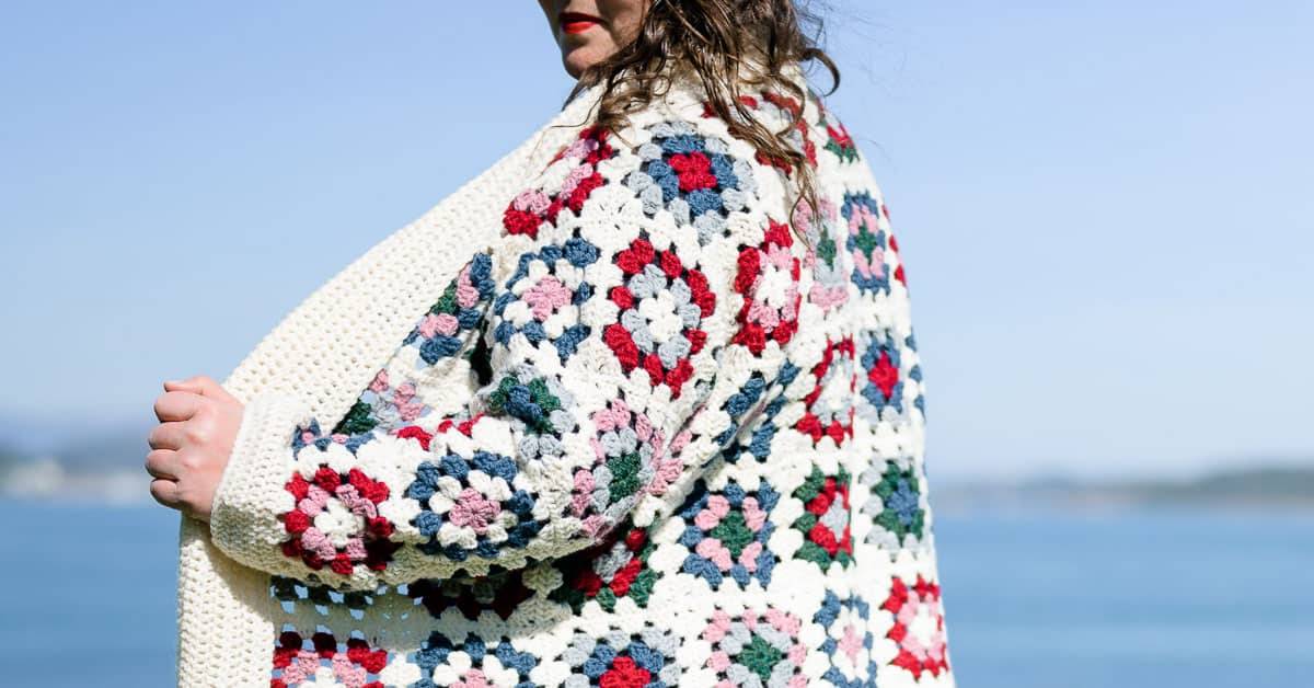 30 Crochet Granny Square Cardigan Patterns Image