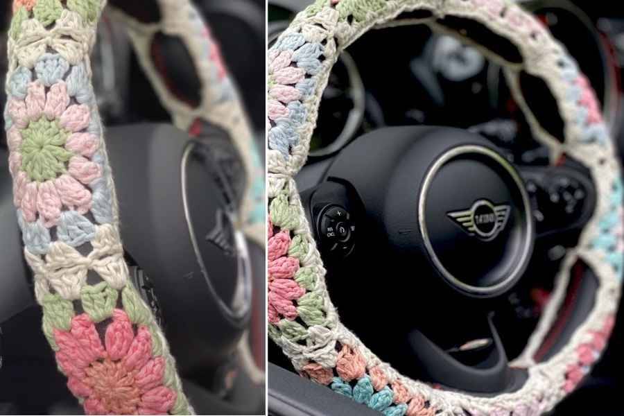 16 Crochet Steering Wheel Cover Patterns Image