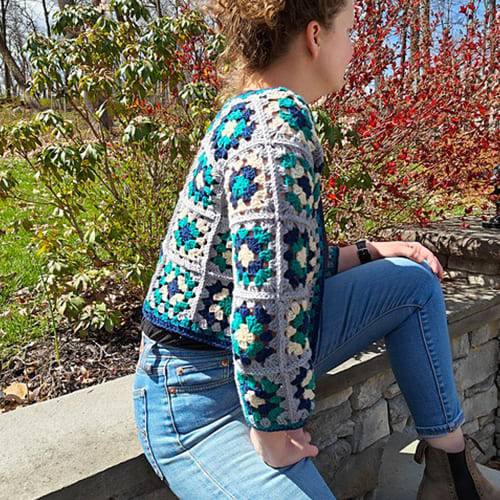 30 Crochet Granny Square Cardigan Patterns Image
