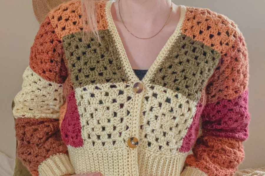 30 Crochet Granny Square Cardigan Patterns Image