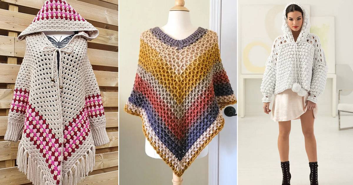 31 Crochet Hooded Cloak Patterns Image