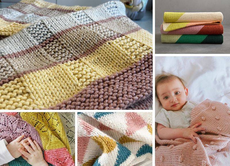 32 4-Ply Baby Blanket Knitting Patterns Image