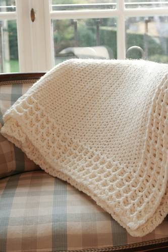 34 Waffle Stitch Crochet Baby Blanket Patterns Image