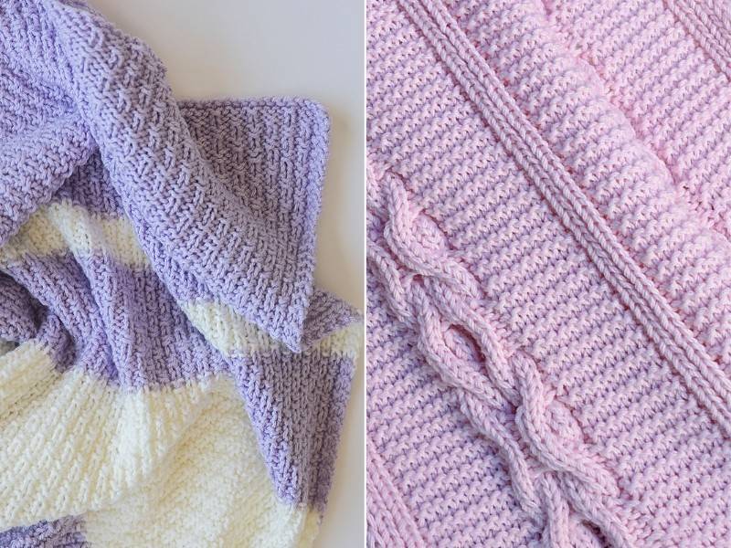 32 4-Ply Baby Blanket Knitting Patterns Image