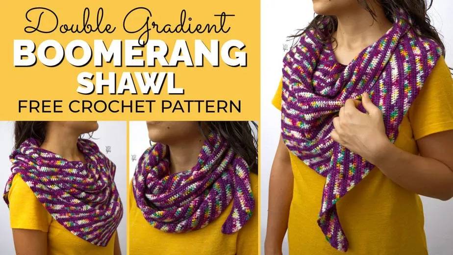 35 Triangle Shawl Crochet Patterns Image