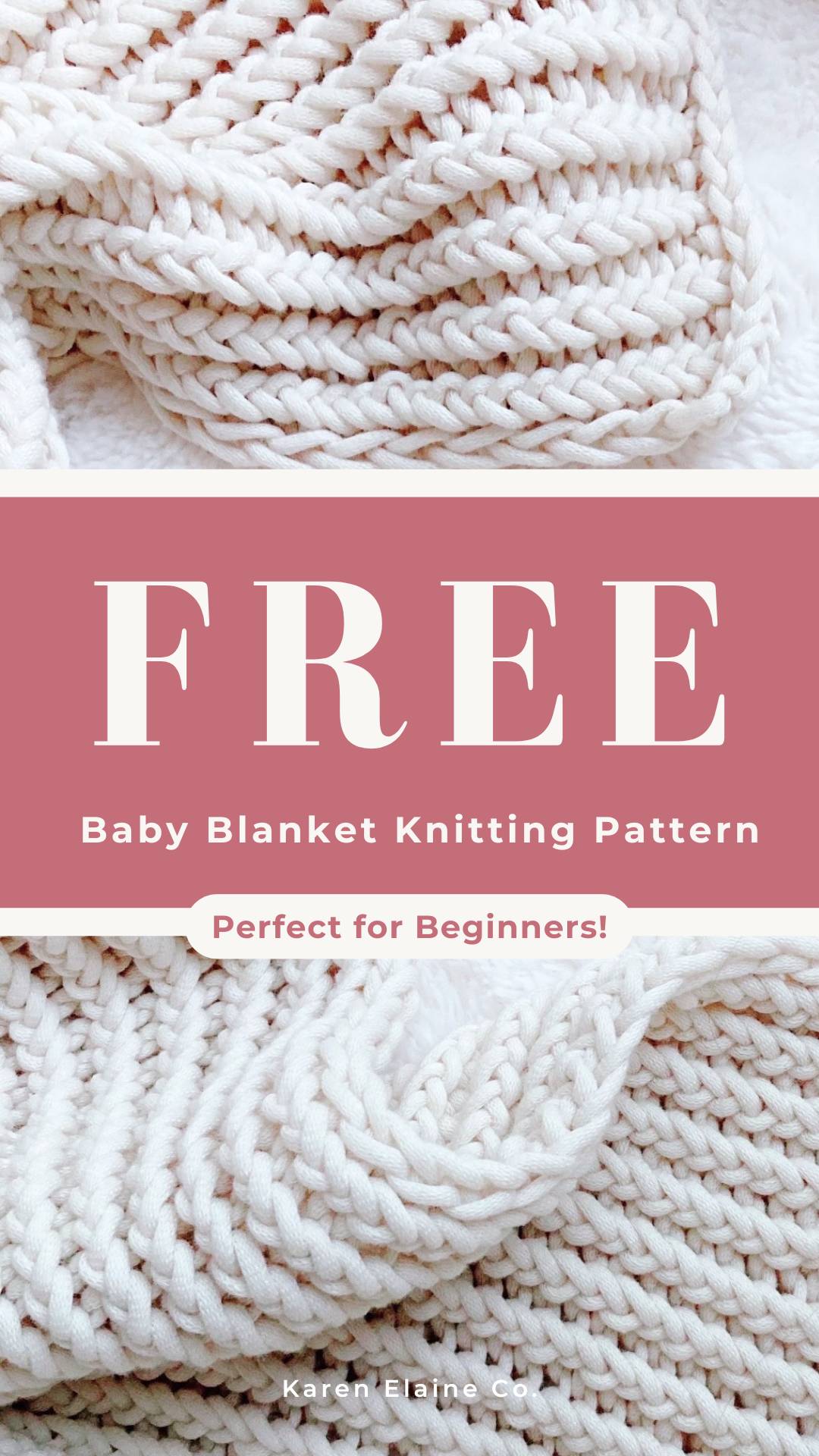 33 DIY Hand Knit Baby Blankets Image