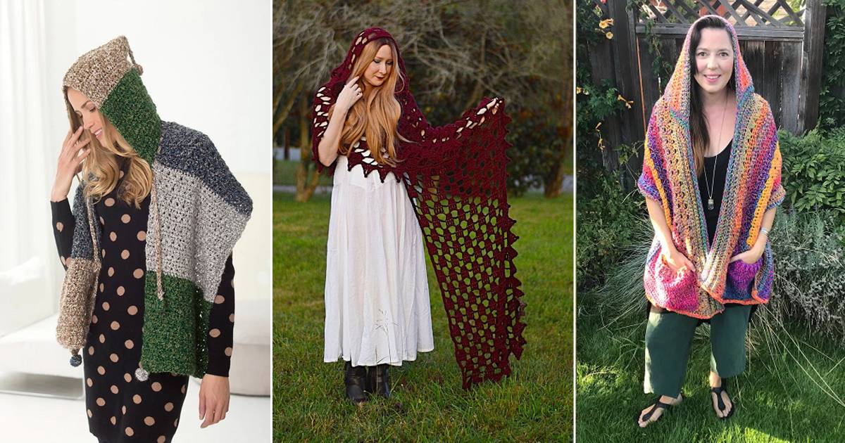 31 Crochet Hooded Cloak Patterns Image