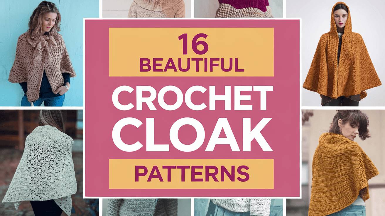 31 Crochet Hooded Cloak Patterns Image