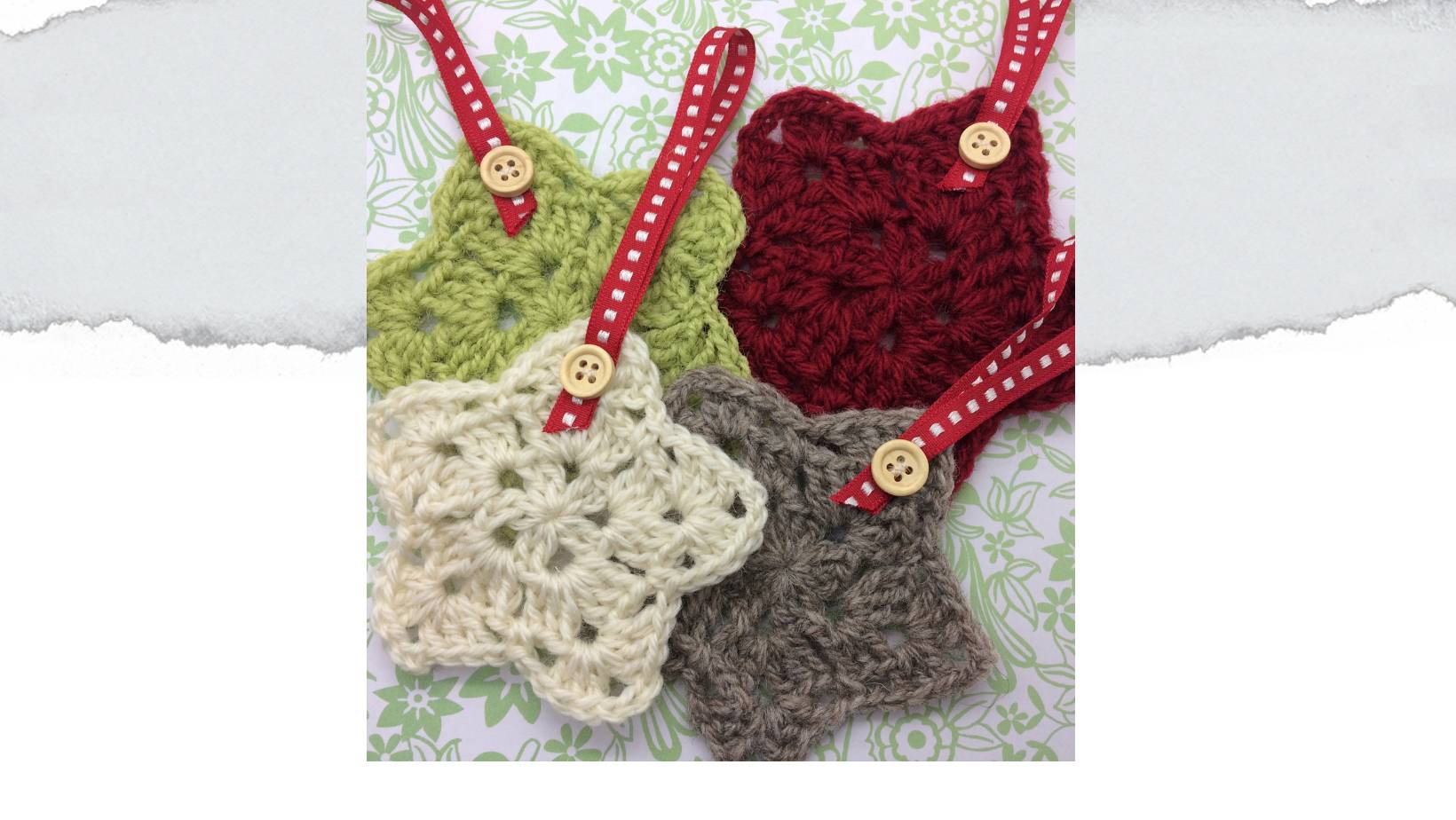 30 Crochet Granny Square Star Patterns Image