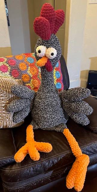 31 Emotional Support Chicken Crochet Patterns Image