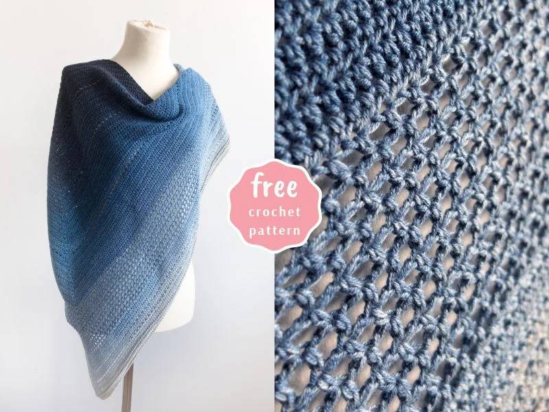 35 Triangle Shawl Crochet Patterns Image