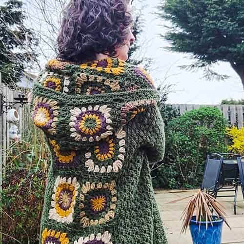 30 Crochet Granny Square Cardigan Patterns Image
