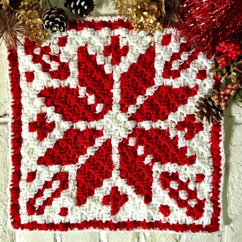 30 Crochet Granny Square Star Patterns Image
