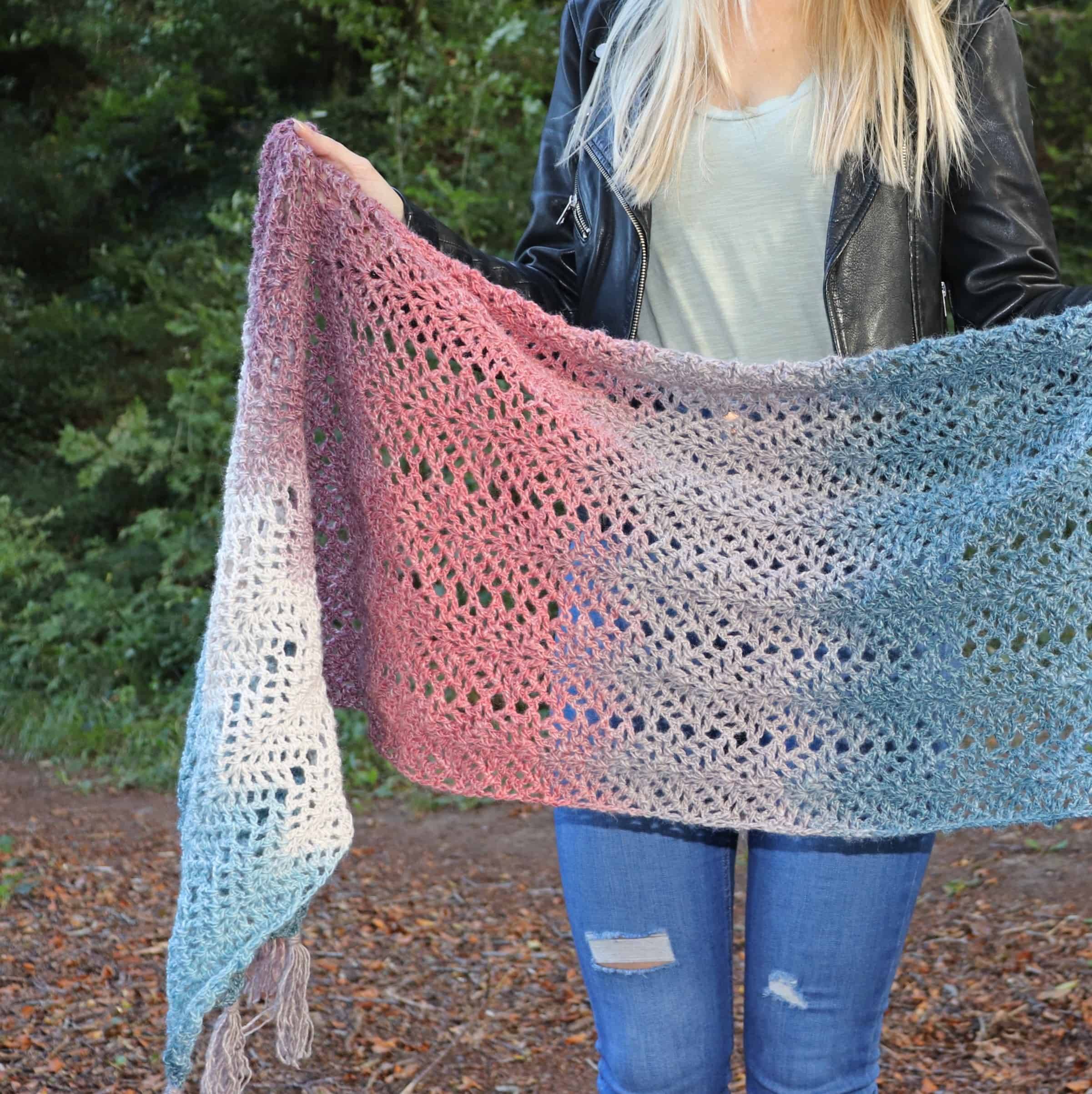 35 One Skein Shawl Crochet Patterns Image