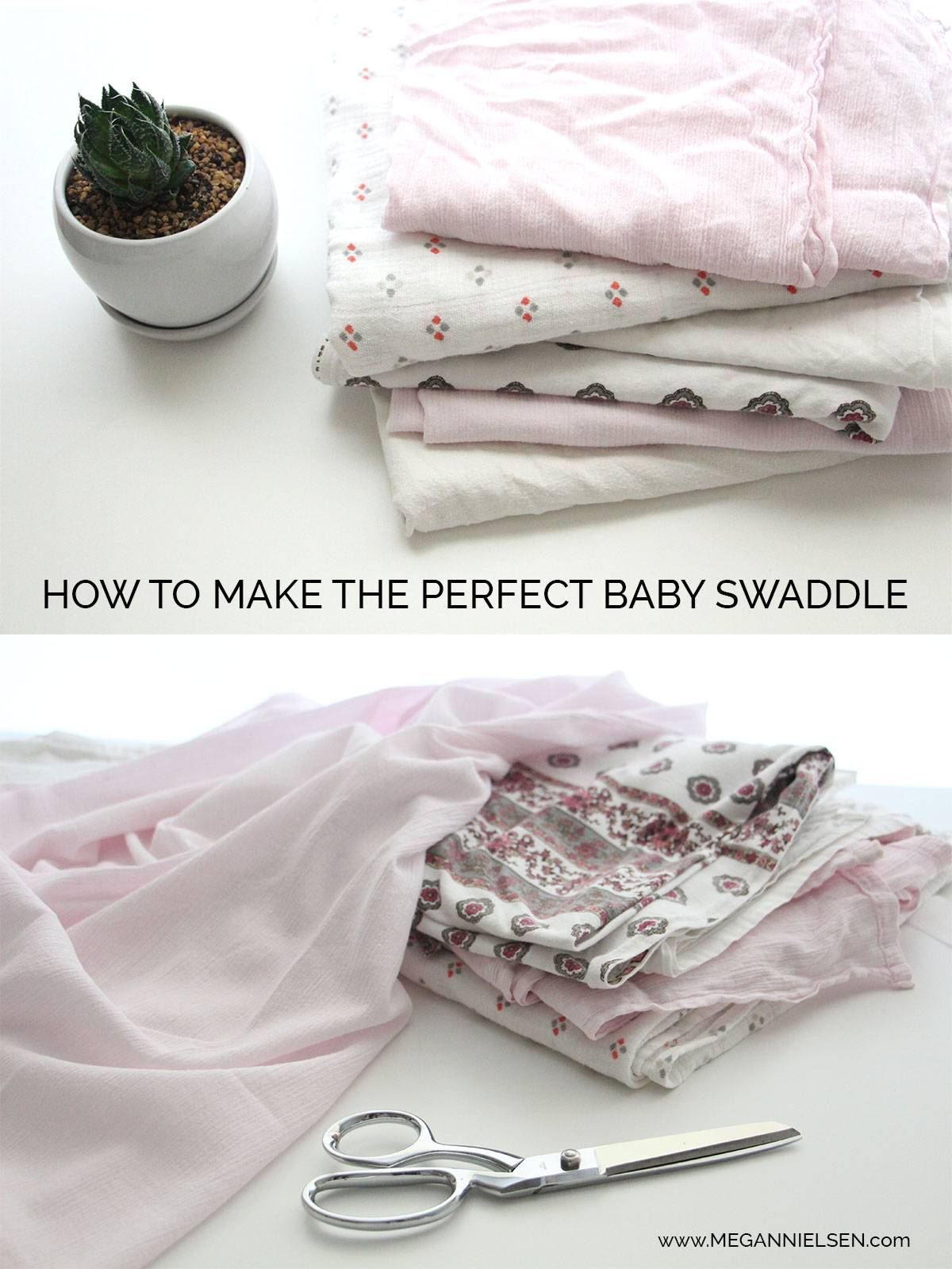 33 DIY Gauze Baby Blankets Image