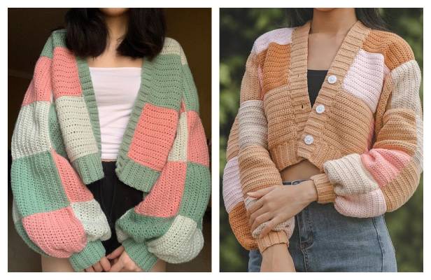 30 Crochet Granny Square Cardigan Patterns Image