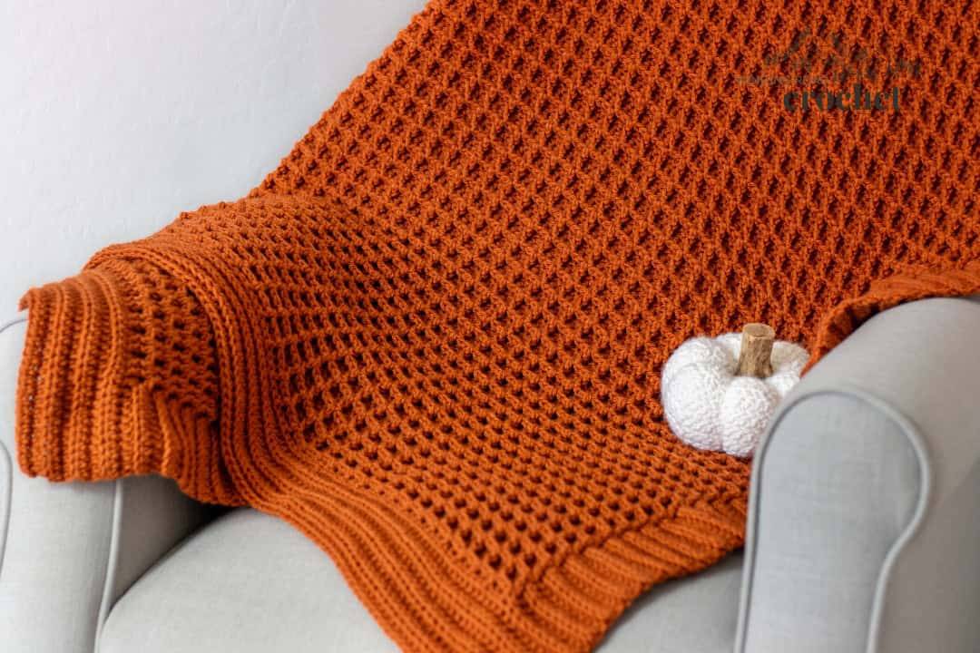 34 Waffle Stitch Crochet Baby Blanket Patterns Image