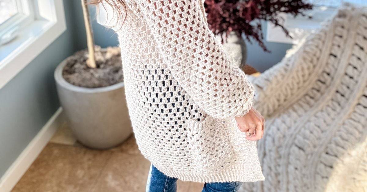 30 Crochet Granny Square Cardigan Patterns Image