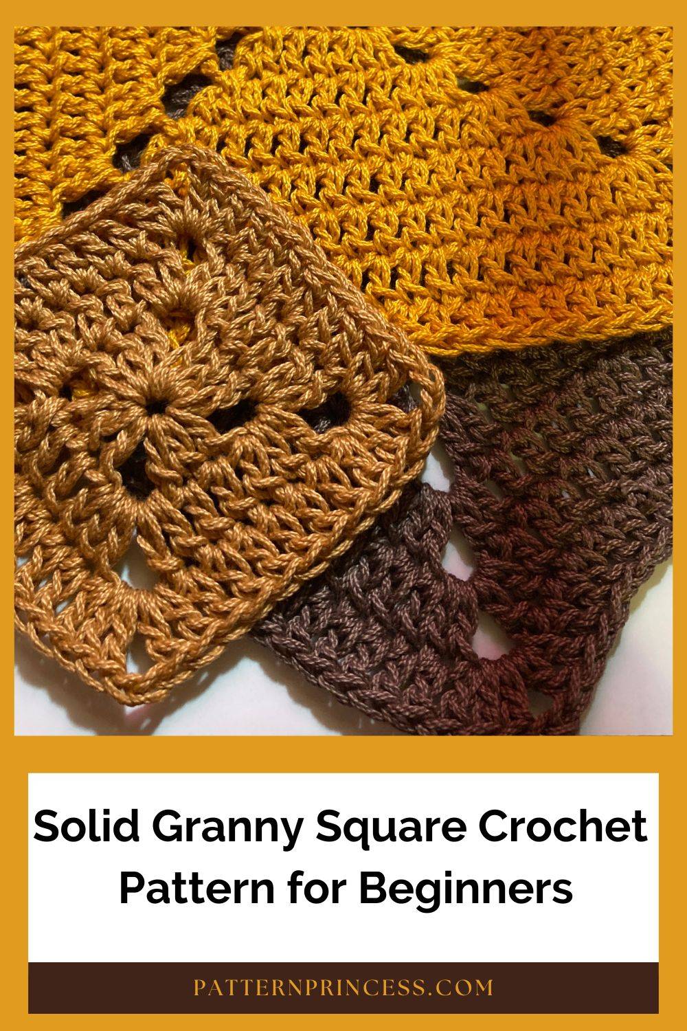 32 Solid Granny Square Crochet Patterns Image