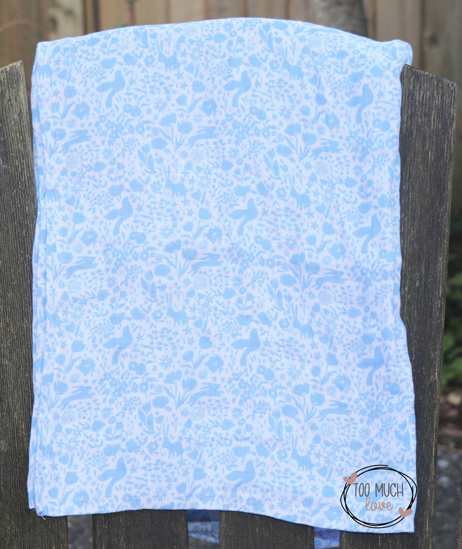 33 DIY Gauze Baby Blankets Image