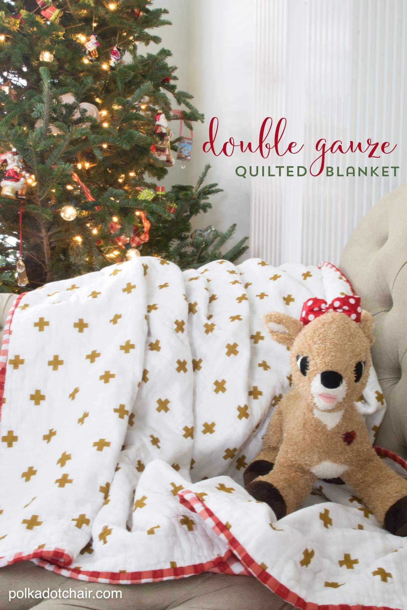 33 DIY Gauze Baby Blankets Image