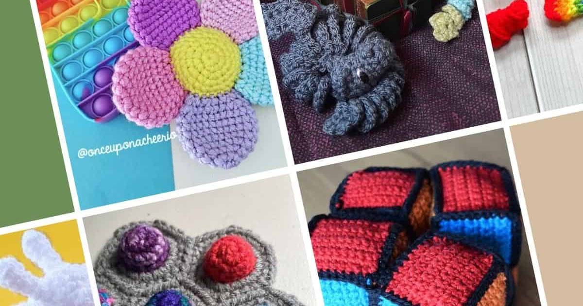 23 Crochet Fidget Flowers Image