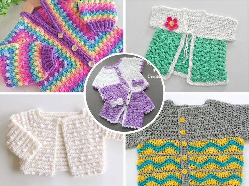 30 Crochet Granny Square Cardigan Patterns Image