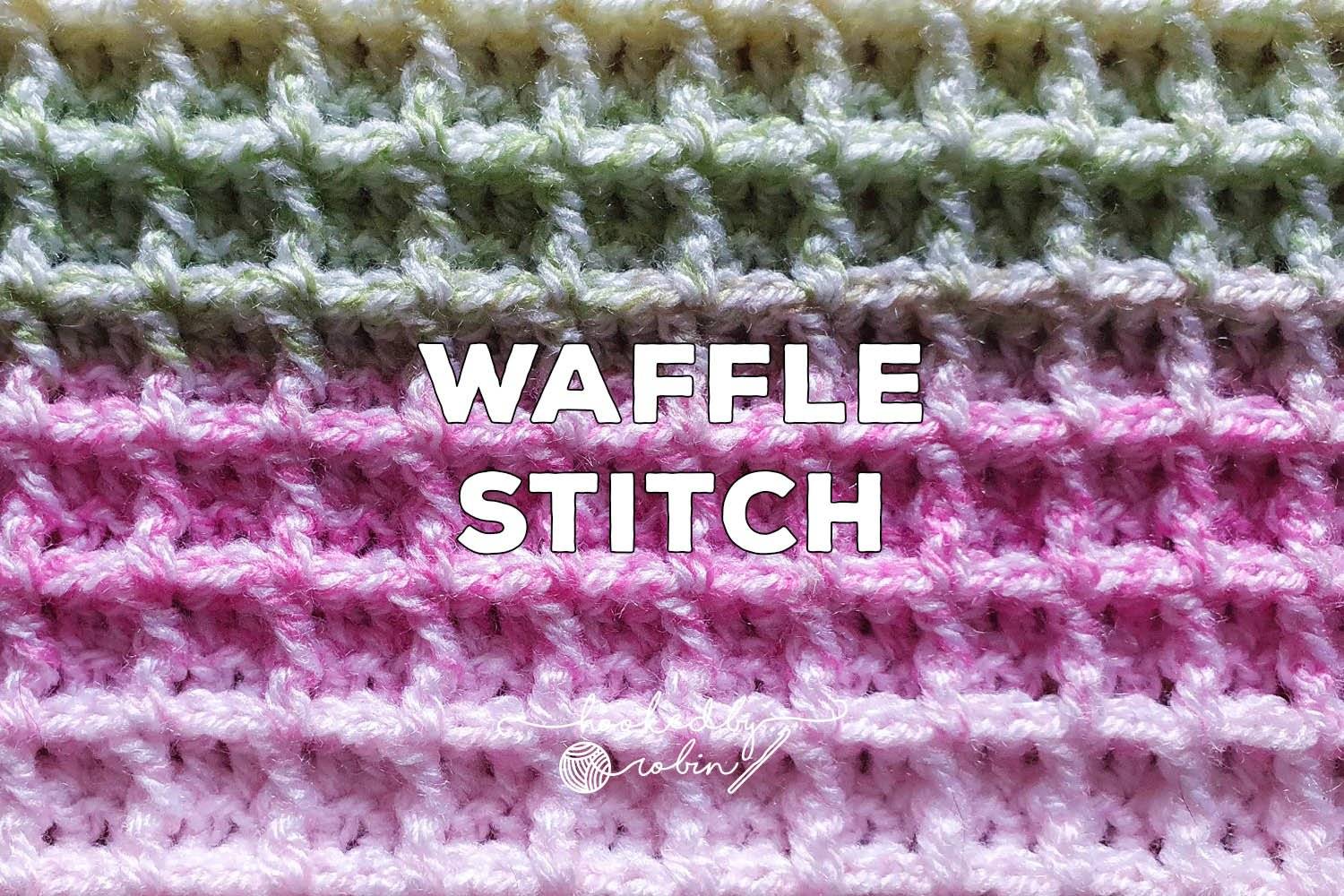 34 Waffle Stitch Crochet Baby Blanket Patterns Image