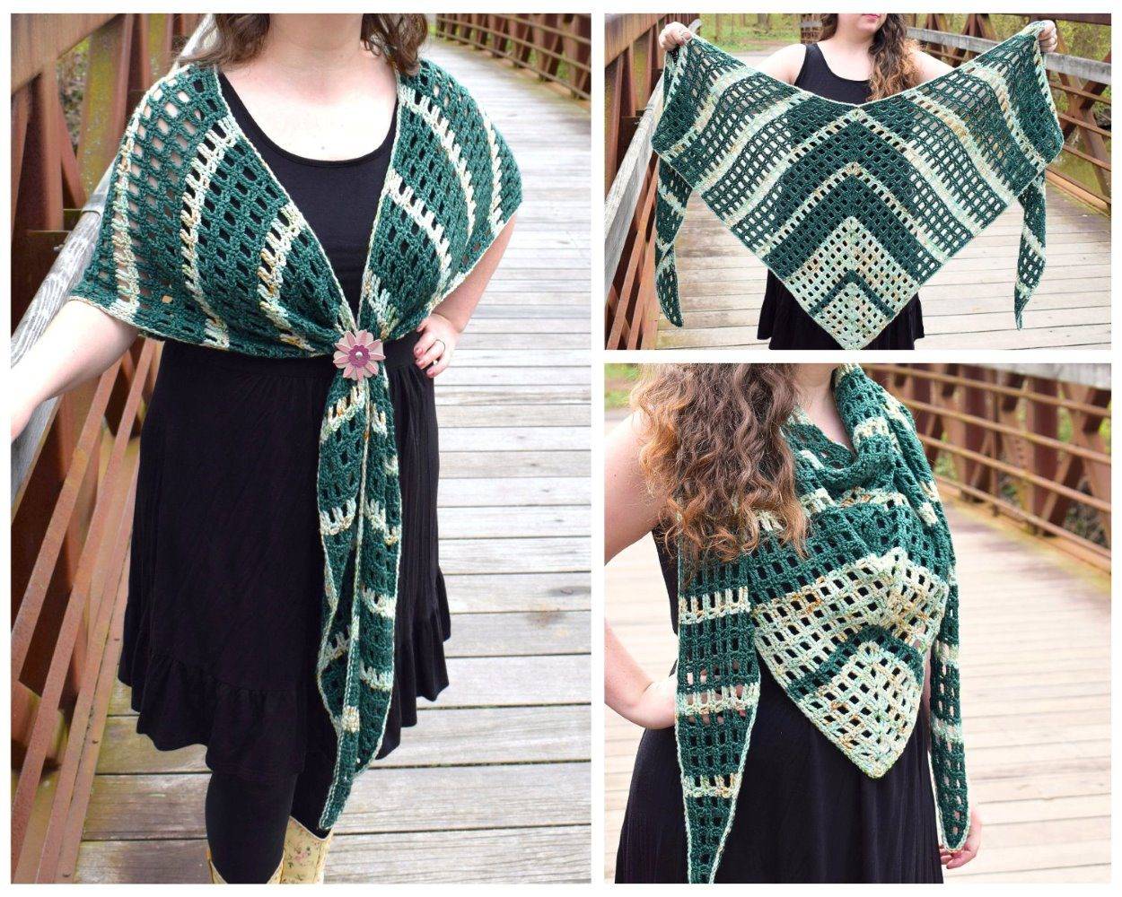 35 One Skein Shawl Crochet Patterns Image
