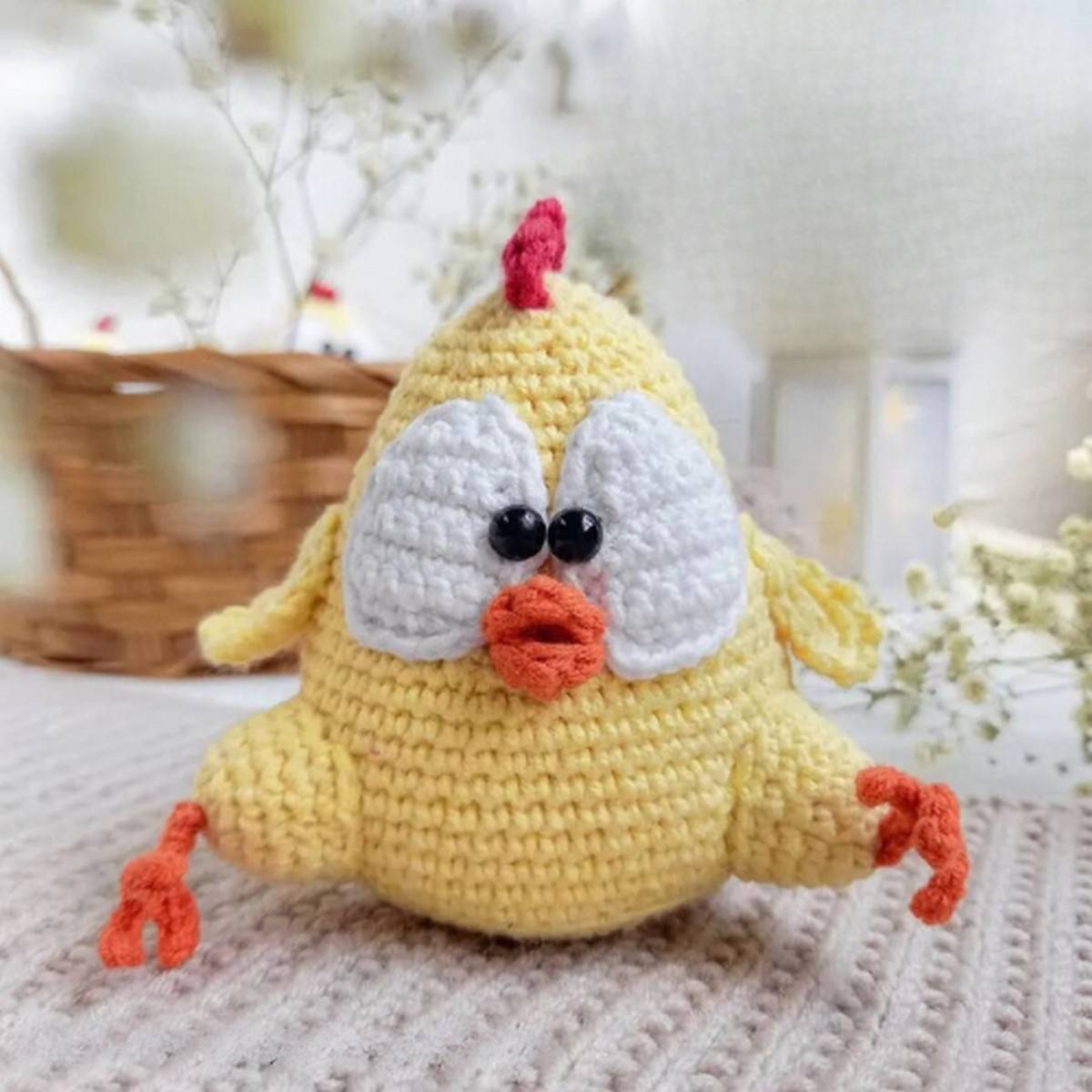 31 Emotional Support Chicken Crochet Patterns Image