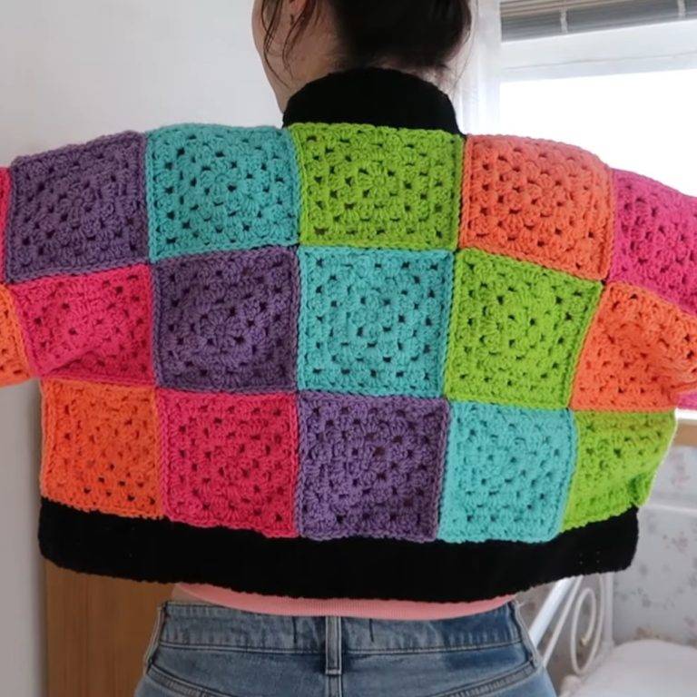 30 Crochet Granny Square Cardigan Patterns Image