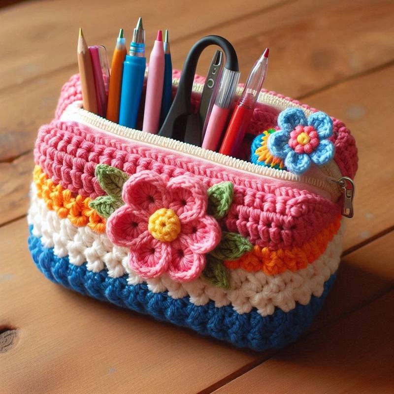 30 Crochet Pencil Case Patterns Image