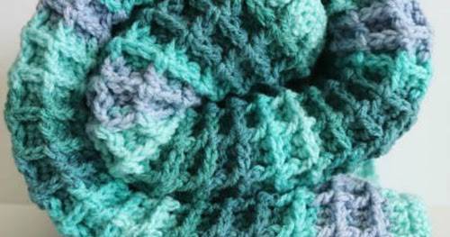 34 Waffle Stitch Crochet Baby Blanket Patterns Image