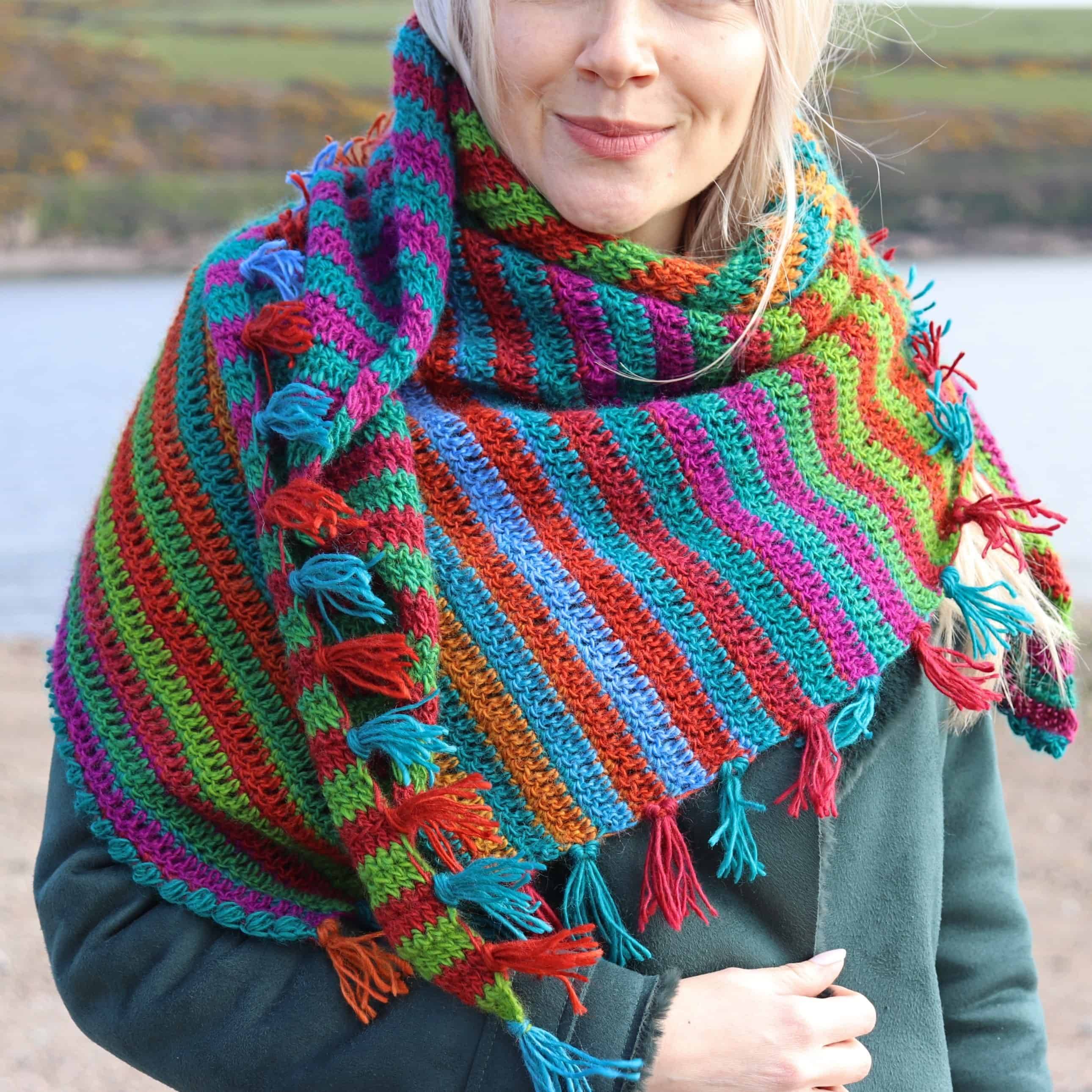 35 Triangle Shawl Crochet Patterns Image